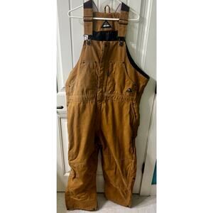 Ridgecut Men's Heavy-Duty Rigid Duck Insulated Bib Overalls mens size 2xl short